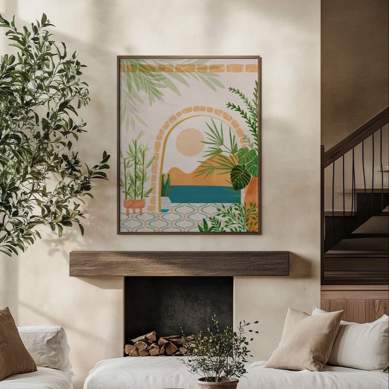 California Villa Print