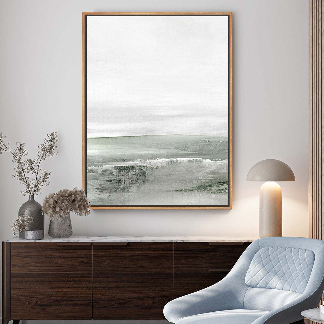 Light Dawn 1 Framed Printed Canvas