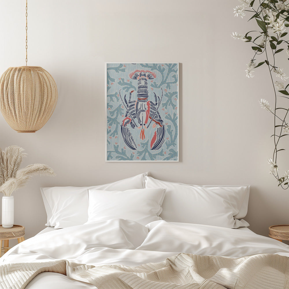 Crustacean Core mint Print