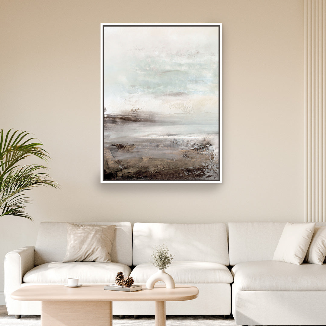 Downtempo 1 Framed Printed Canvas