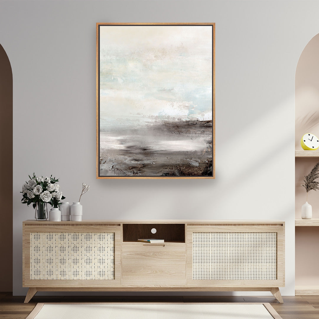 Downtempo 2 Framed Printed Canvas