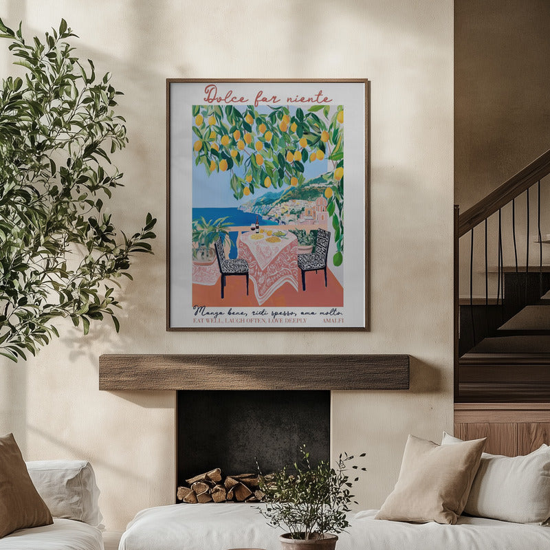 Eat Well Amalfi Print