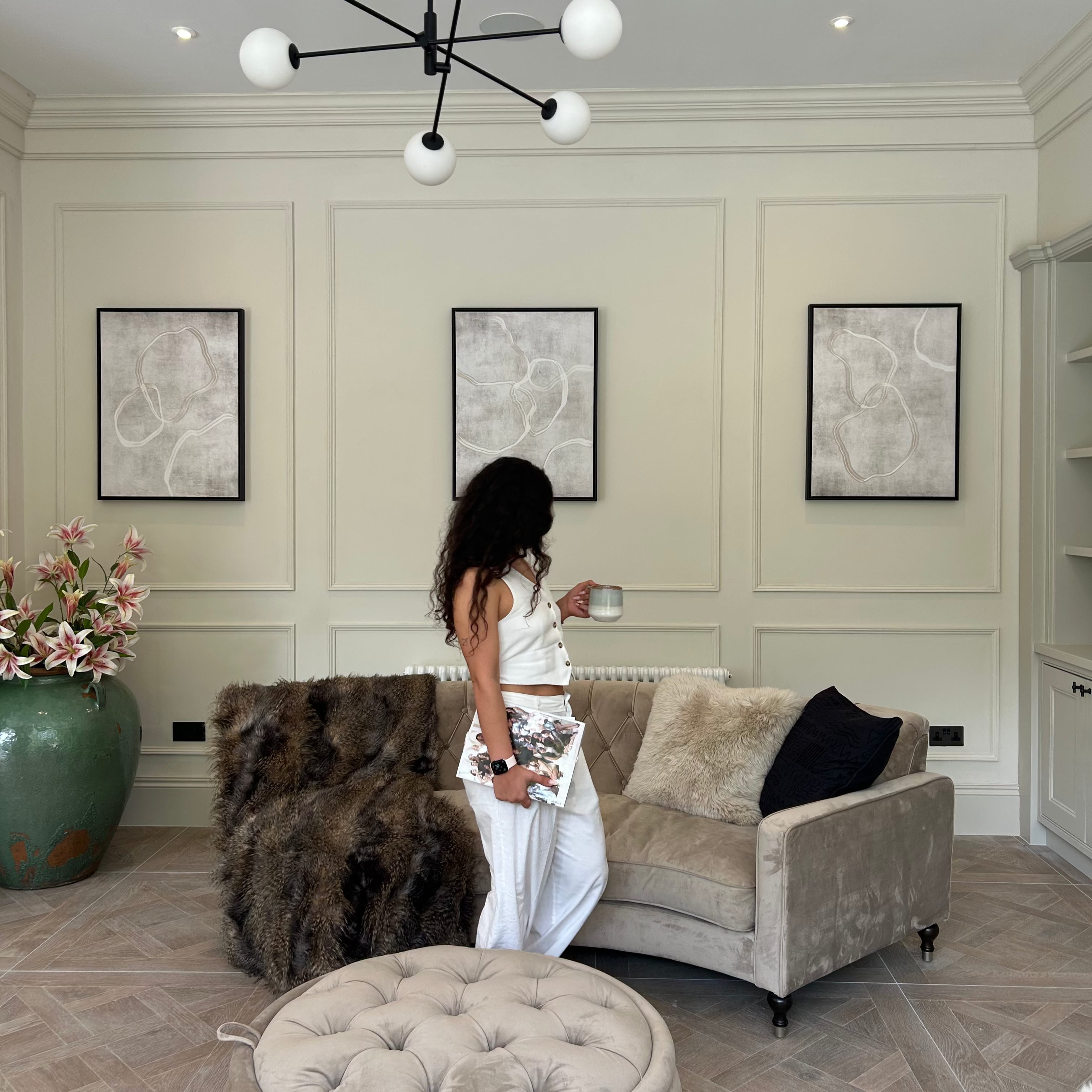 Stylo Portrait Framed Canvas Set of 3 - Mala Art Co.