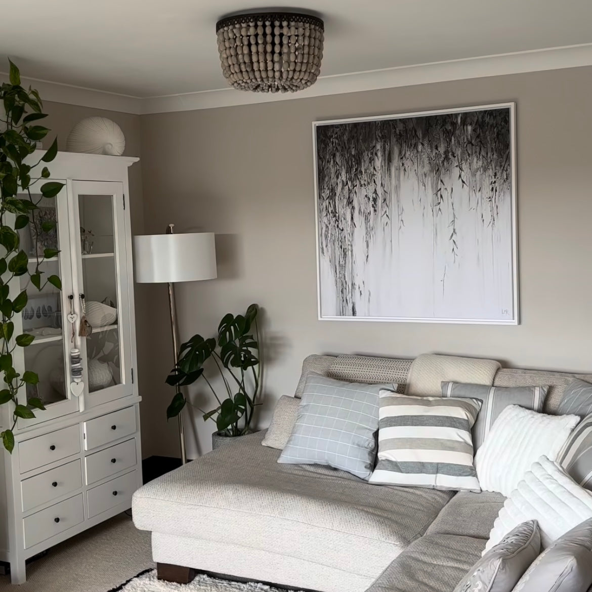 Eden Square Framed Printed Canvas - Mala Art Co.