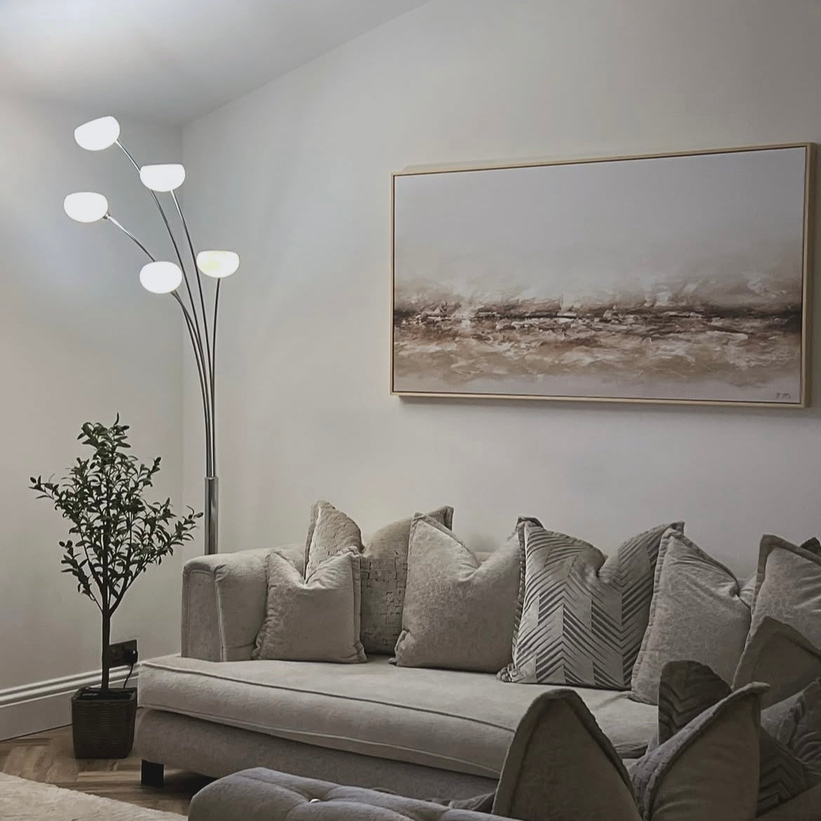 Terres Panoramic Framed Printed Canvas - Mala Art Co.