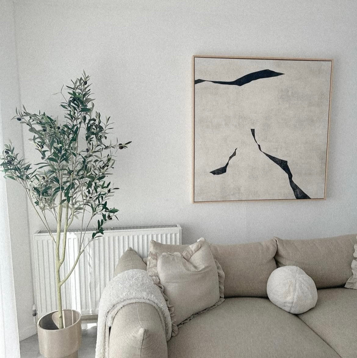 Oslo I Square Framed Printed Canvas - Mala Art Co.