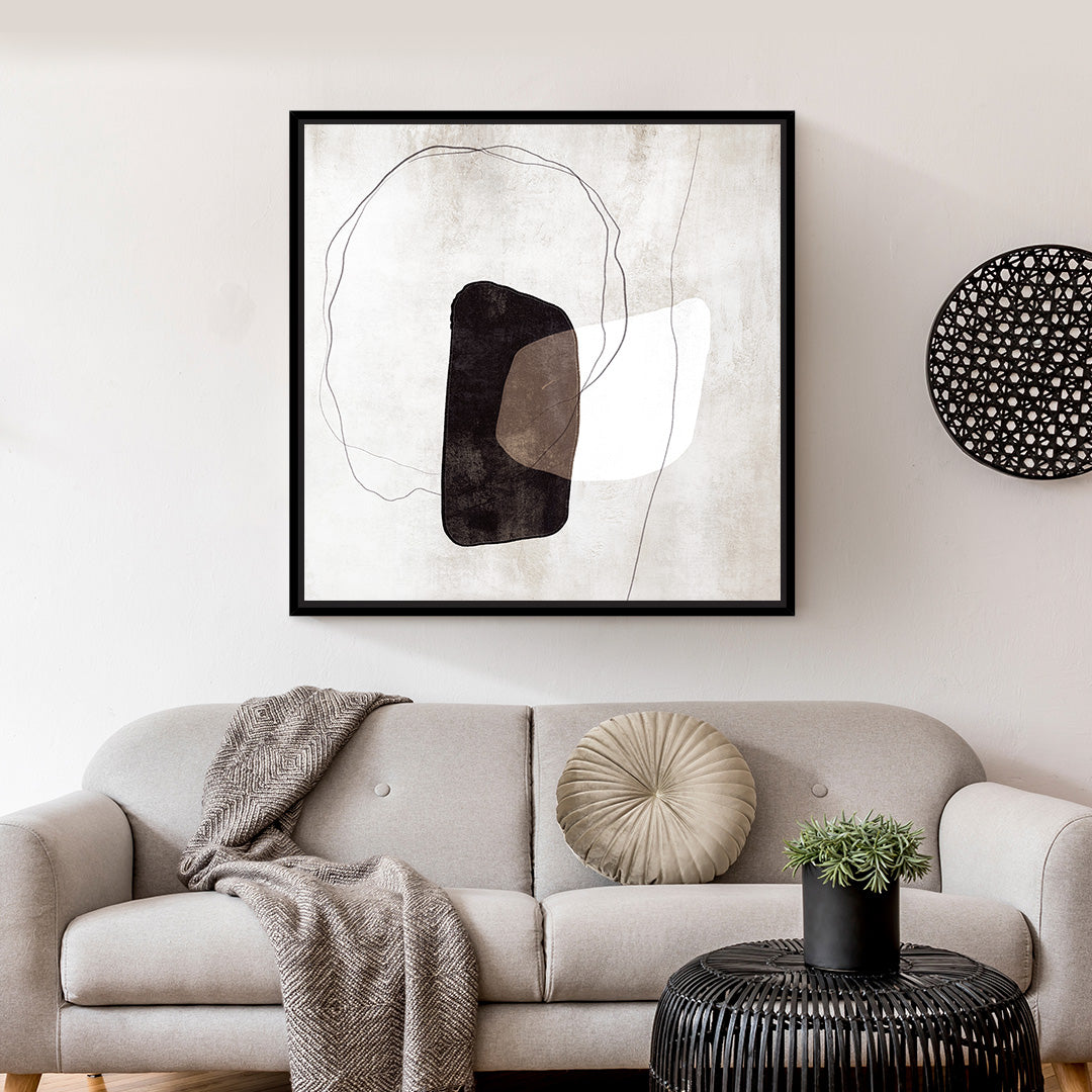 Hela Square Framed Printed Canvas - Mala Art Co.