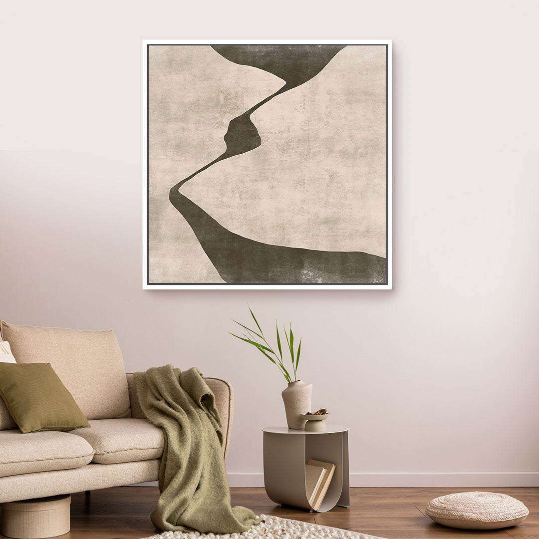 Gigi II Square Framed Printed Canvas - Mala Art Co.