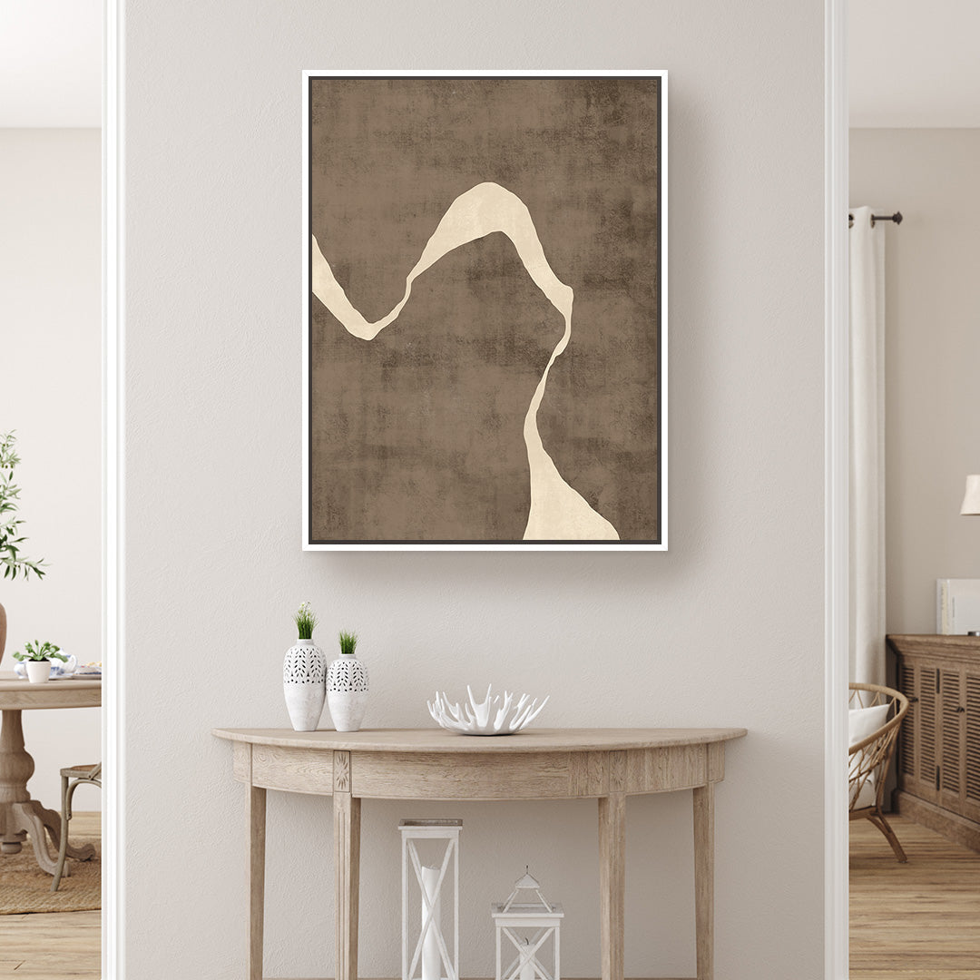 Moko I Portrait Framed Printed Canvas - Mala Art Co.