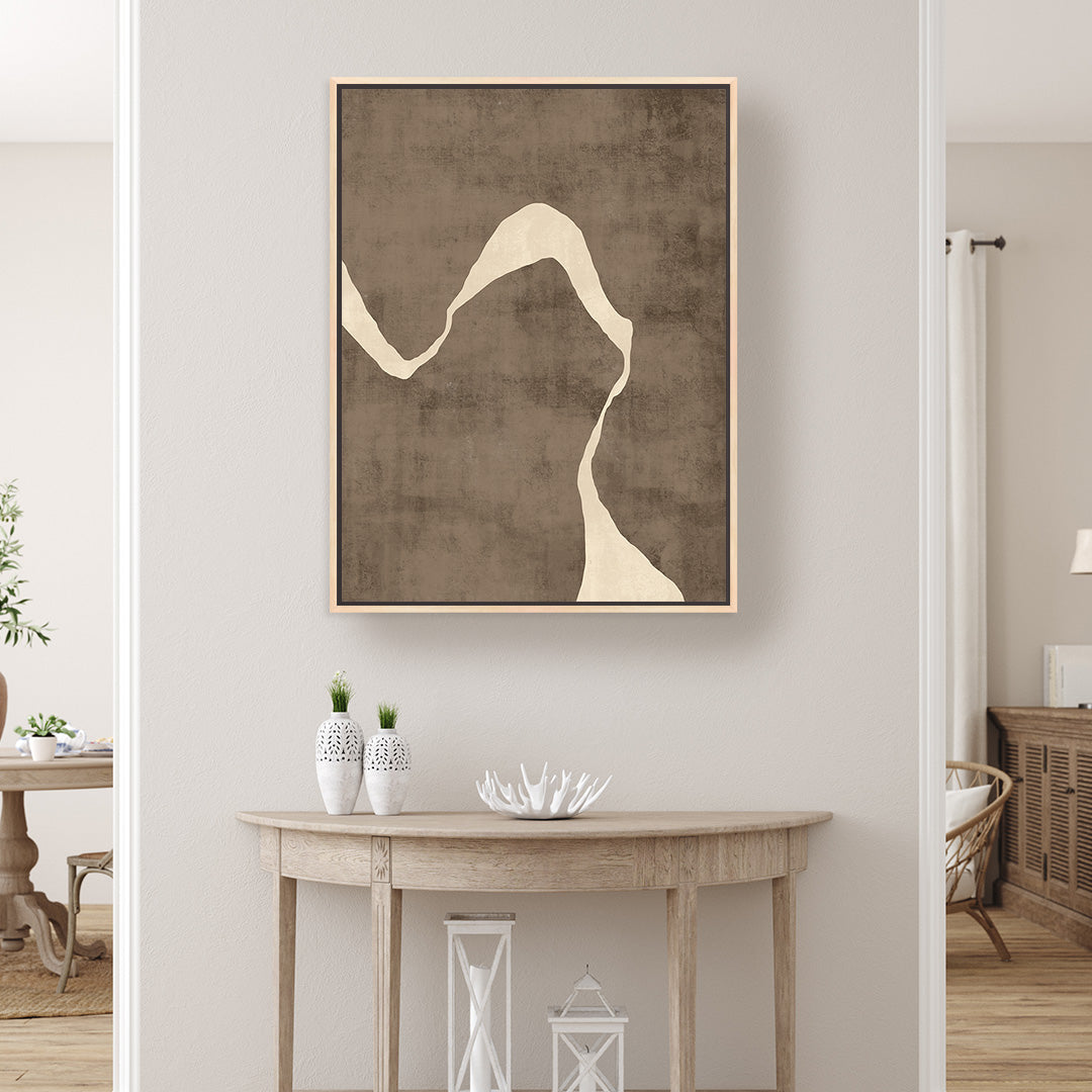 Moko I Portrait Framed Printed Canvas - Mala Art Co.