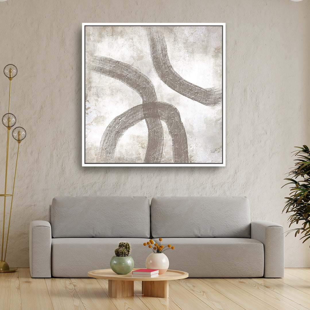 Myro III Square Framed Printed Canvas - Mala Art Co.