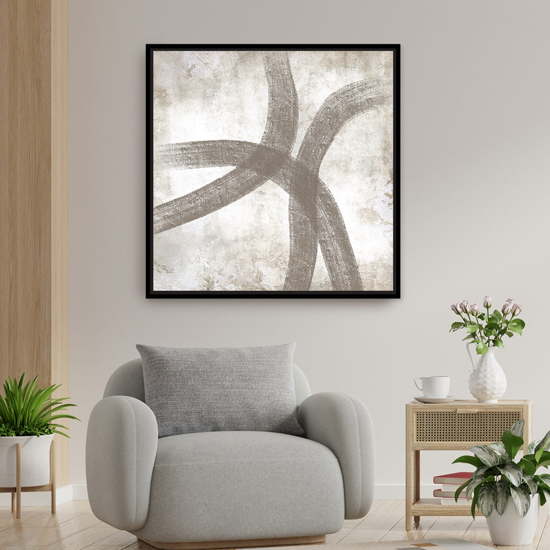 Myro II Square Framed Printed Canvas - Mala Art Co.