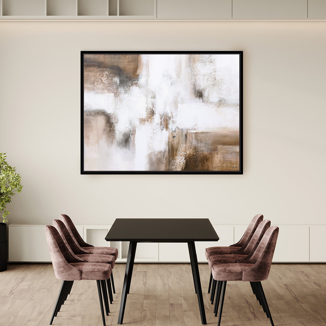 Coco Landscape Framed Printed Canvas