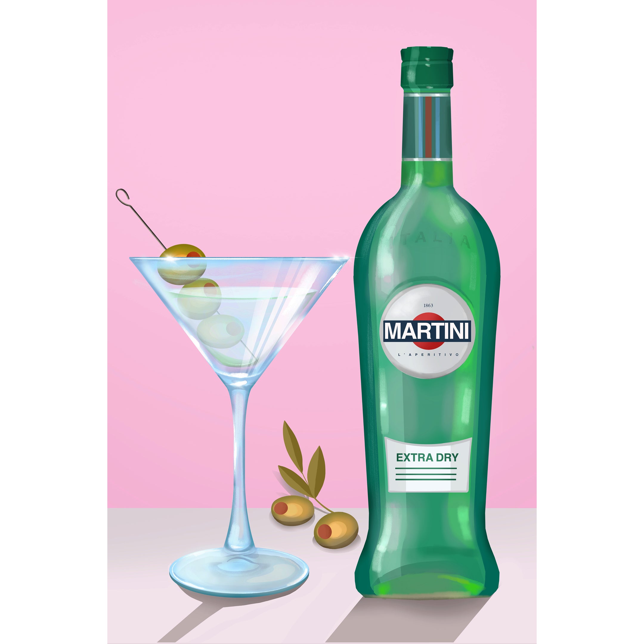 Martini Cocktail Print