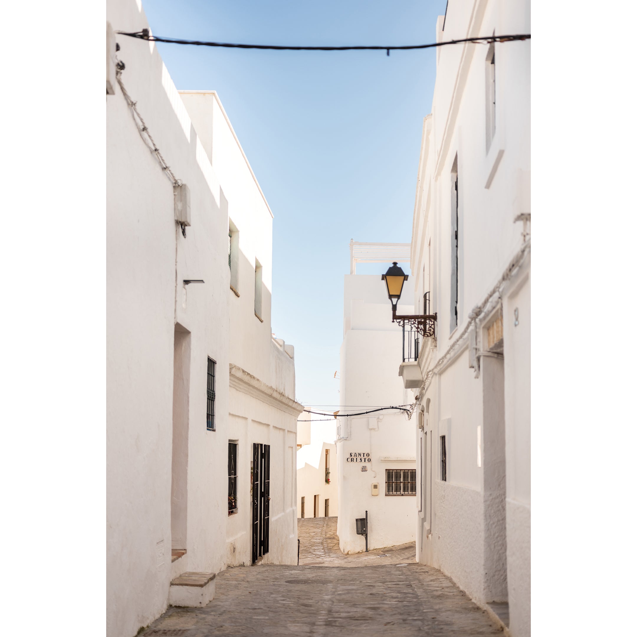 The White town of Spain Print