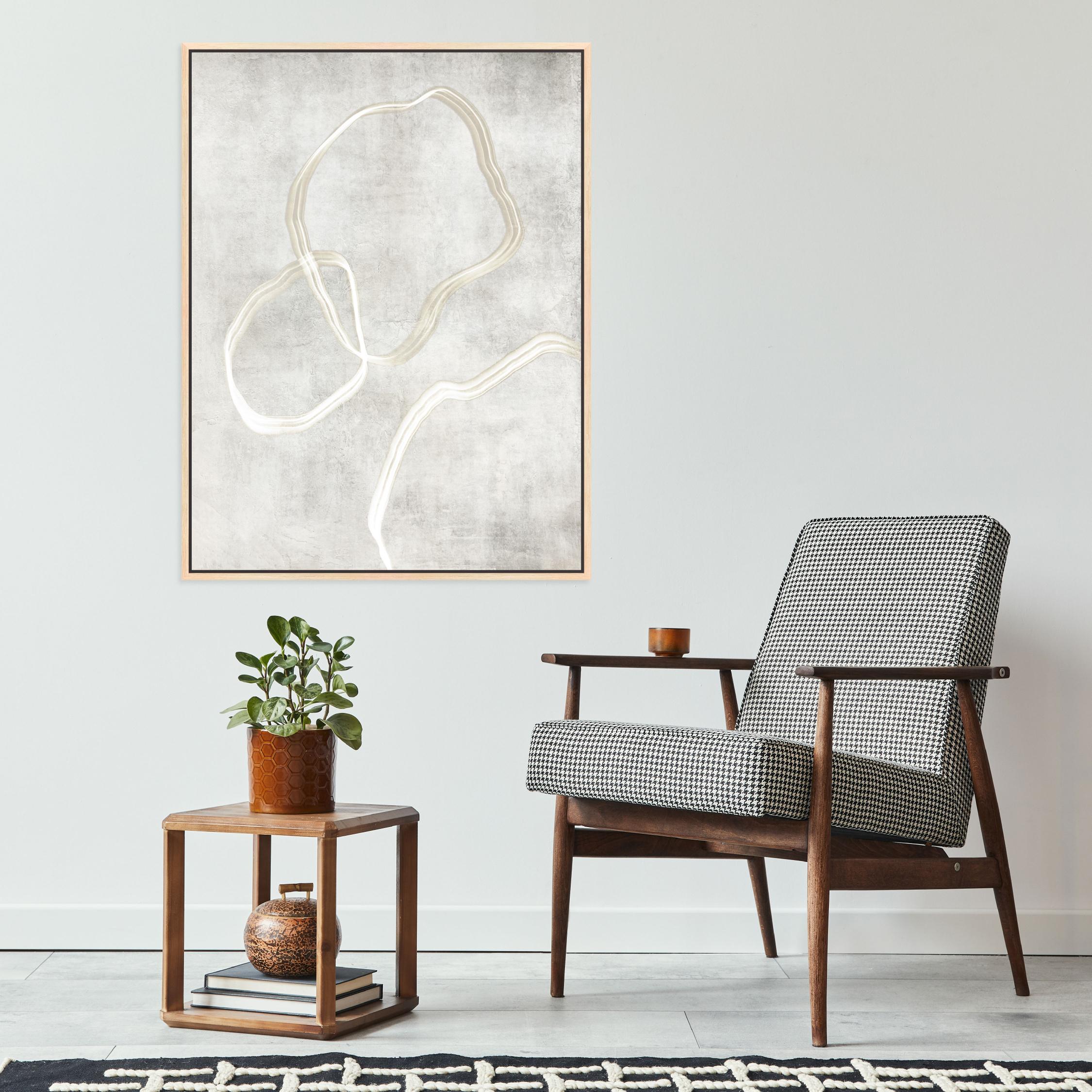 Stylo I Portrait Framed Printed Canvas - Mala Art Co.