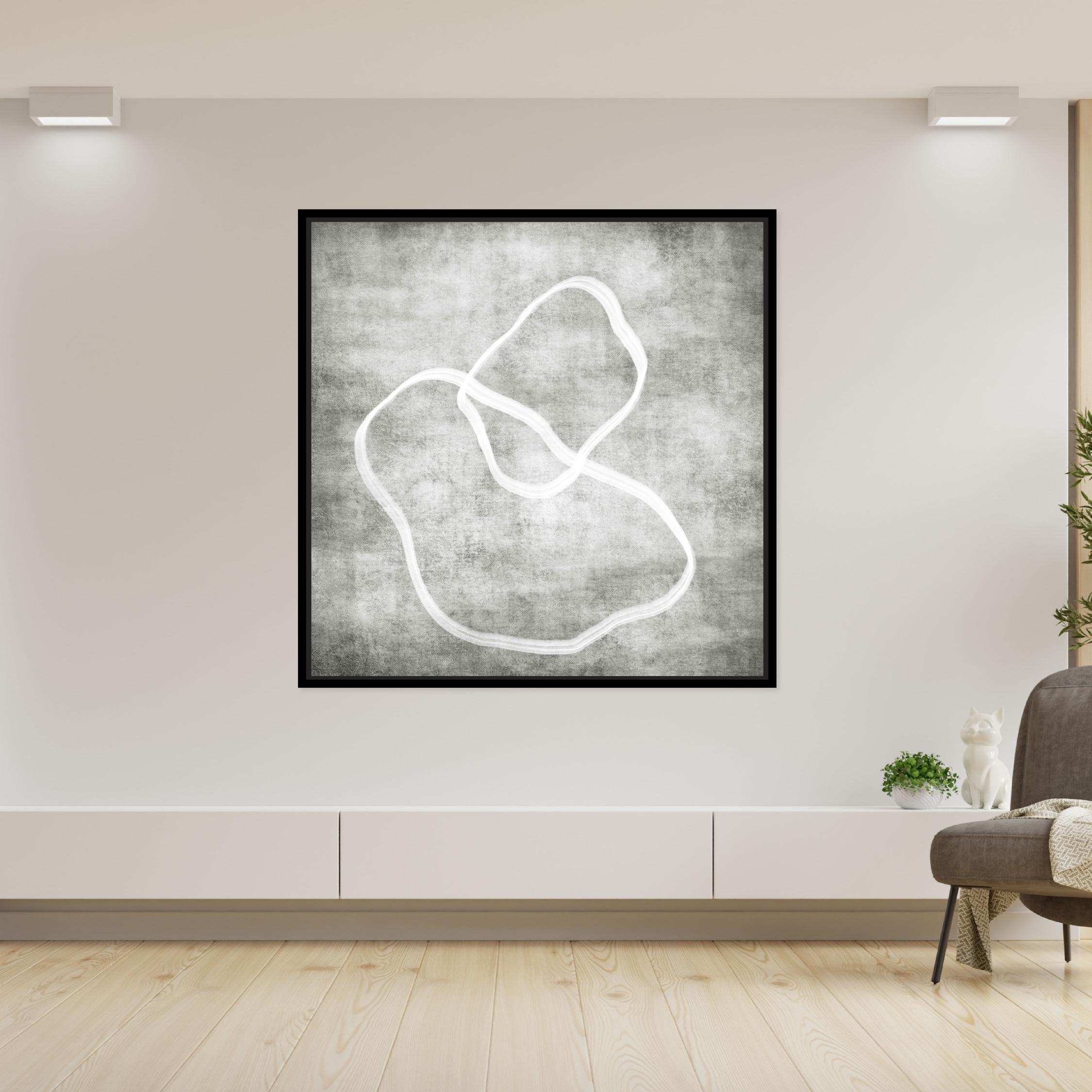 Unbroken Square Framed Printed Canvas - Mala Art Co.