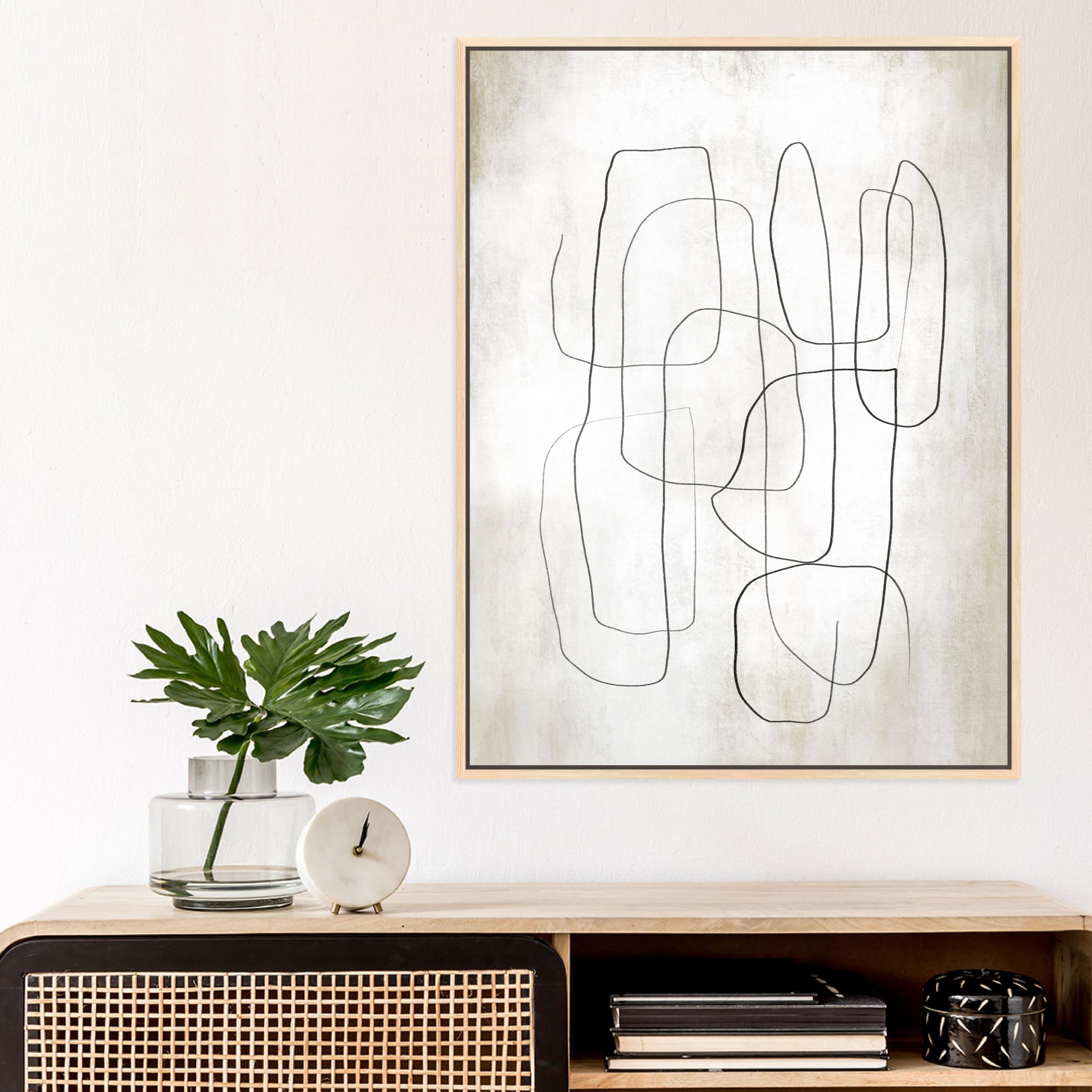 Fina I Portrait Framed Printed Canvas - Mala Art Co.