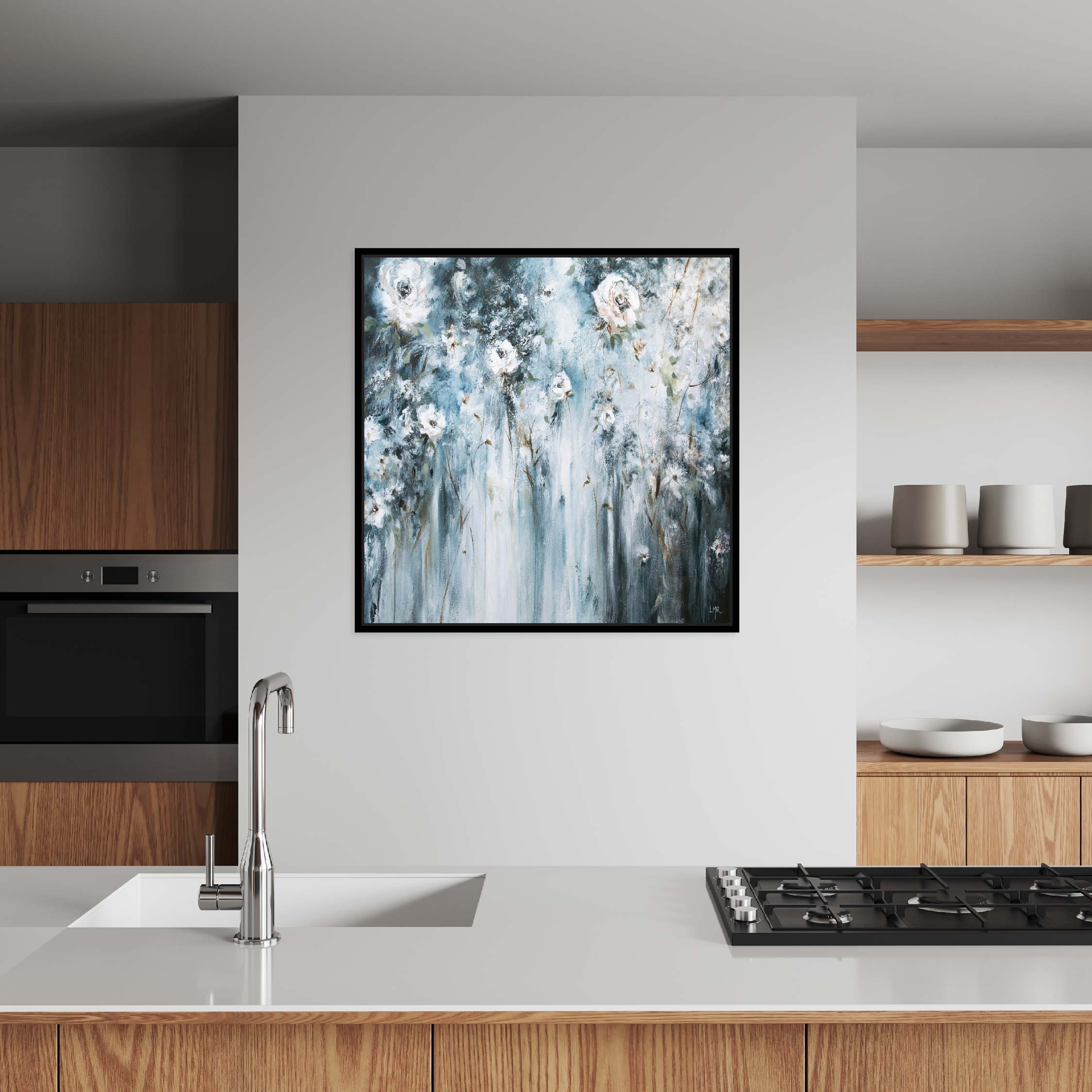 Admiration Square Framed Printed Canvas - Mala Art Co.