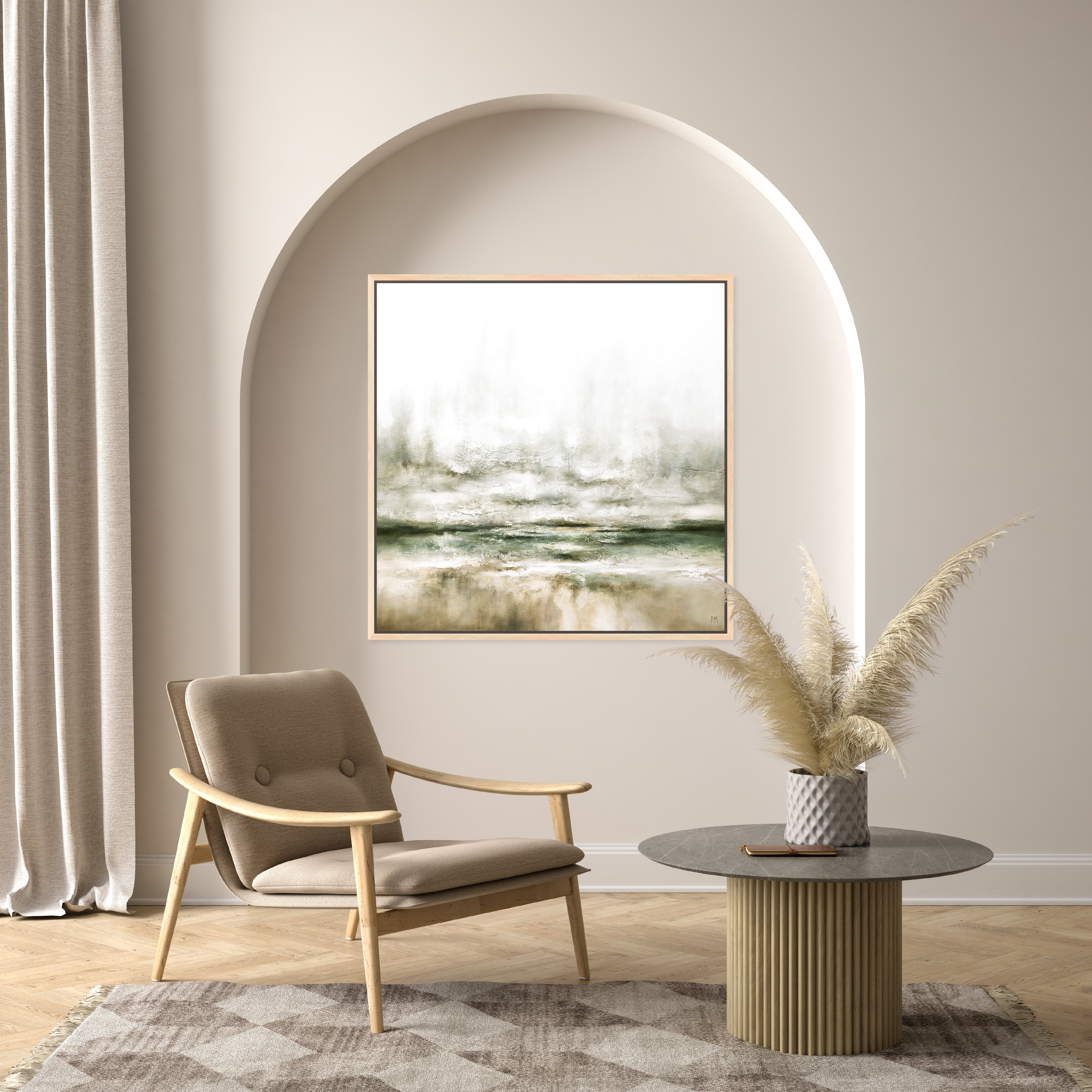 Moods Square Framed Printed Canvas - Mala Art Co.