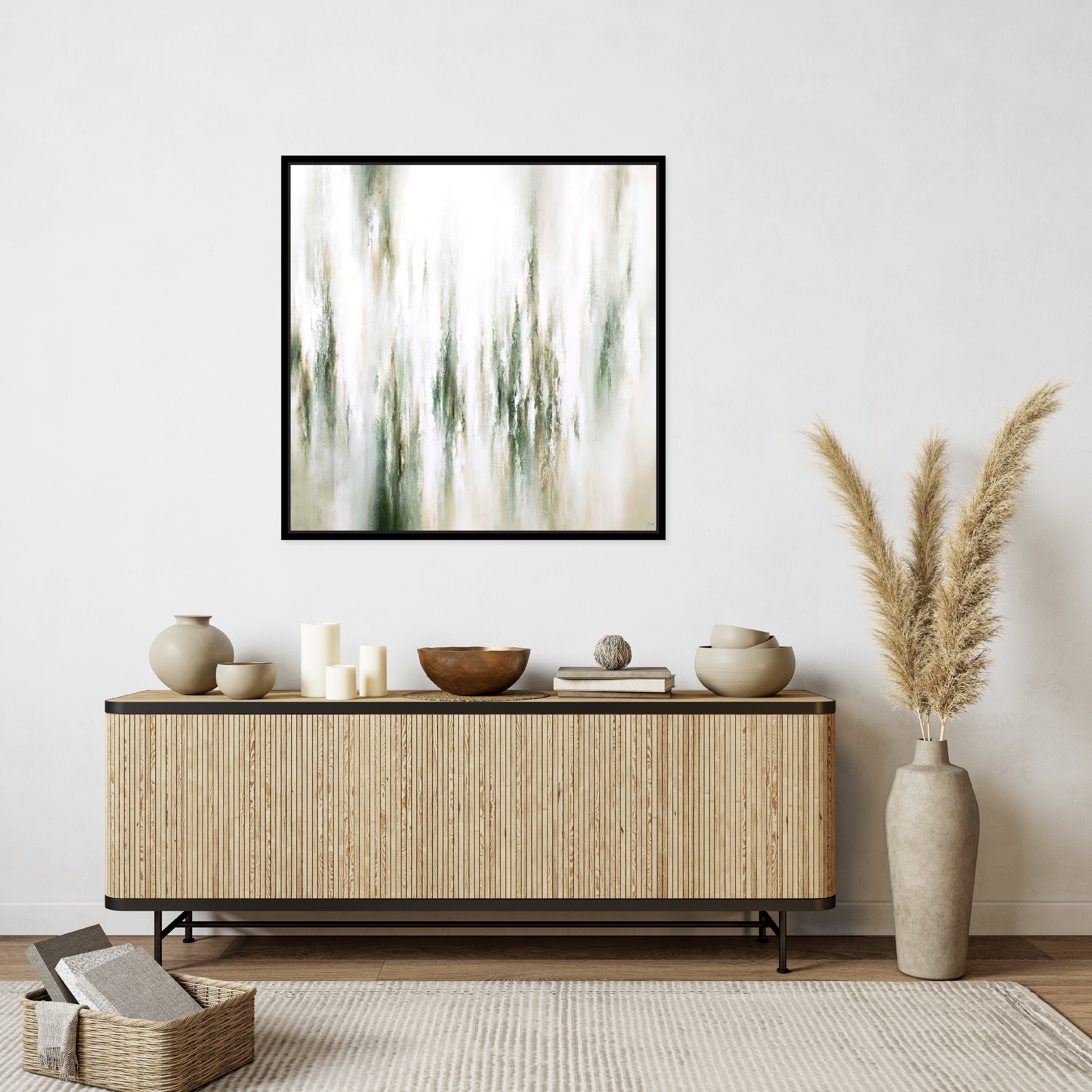 Aspire Square Framed Printed Canvas - Mala Art Co.