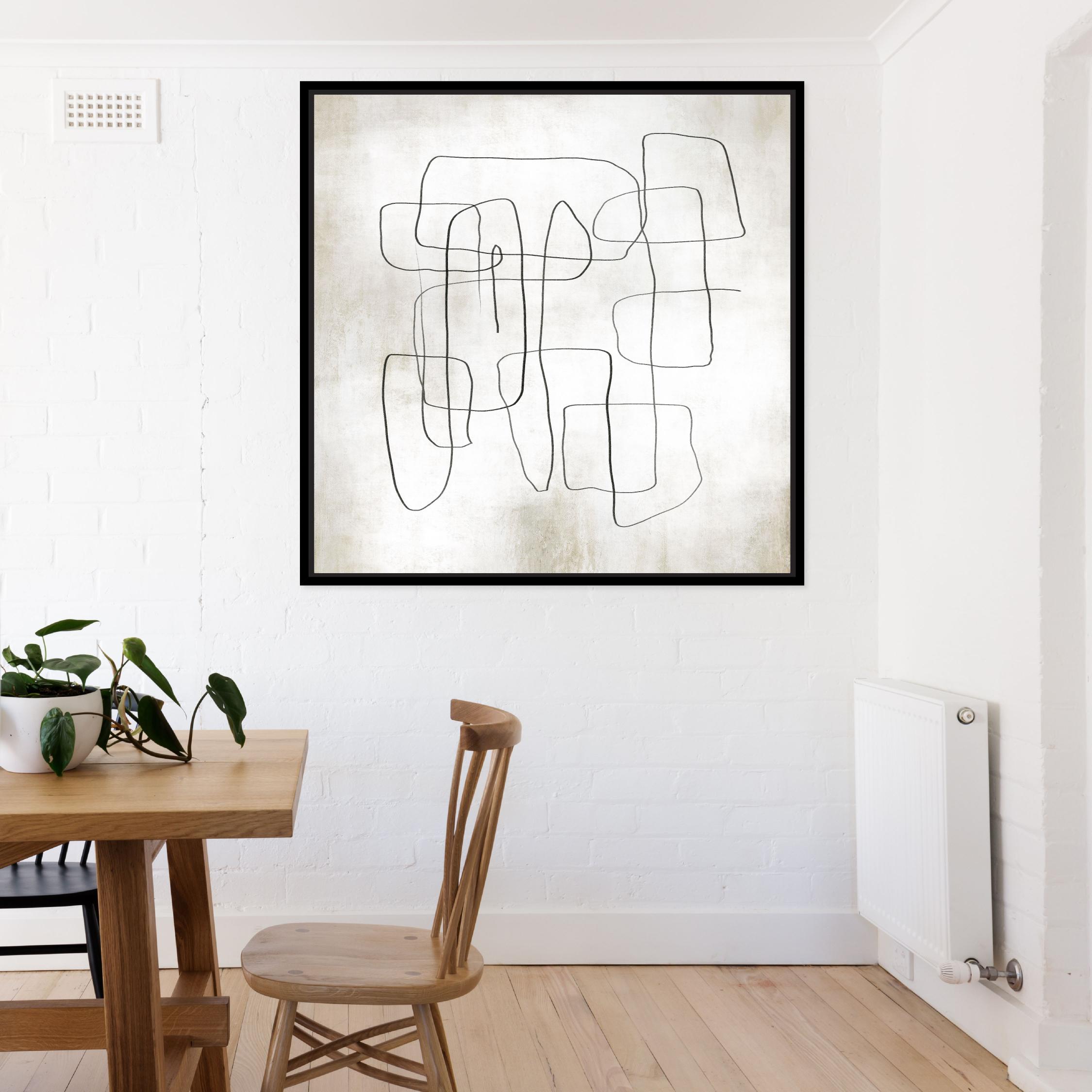 Fina III Square Framed Printed Canvas - Mala Art Co.