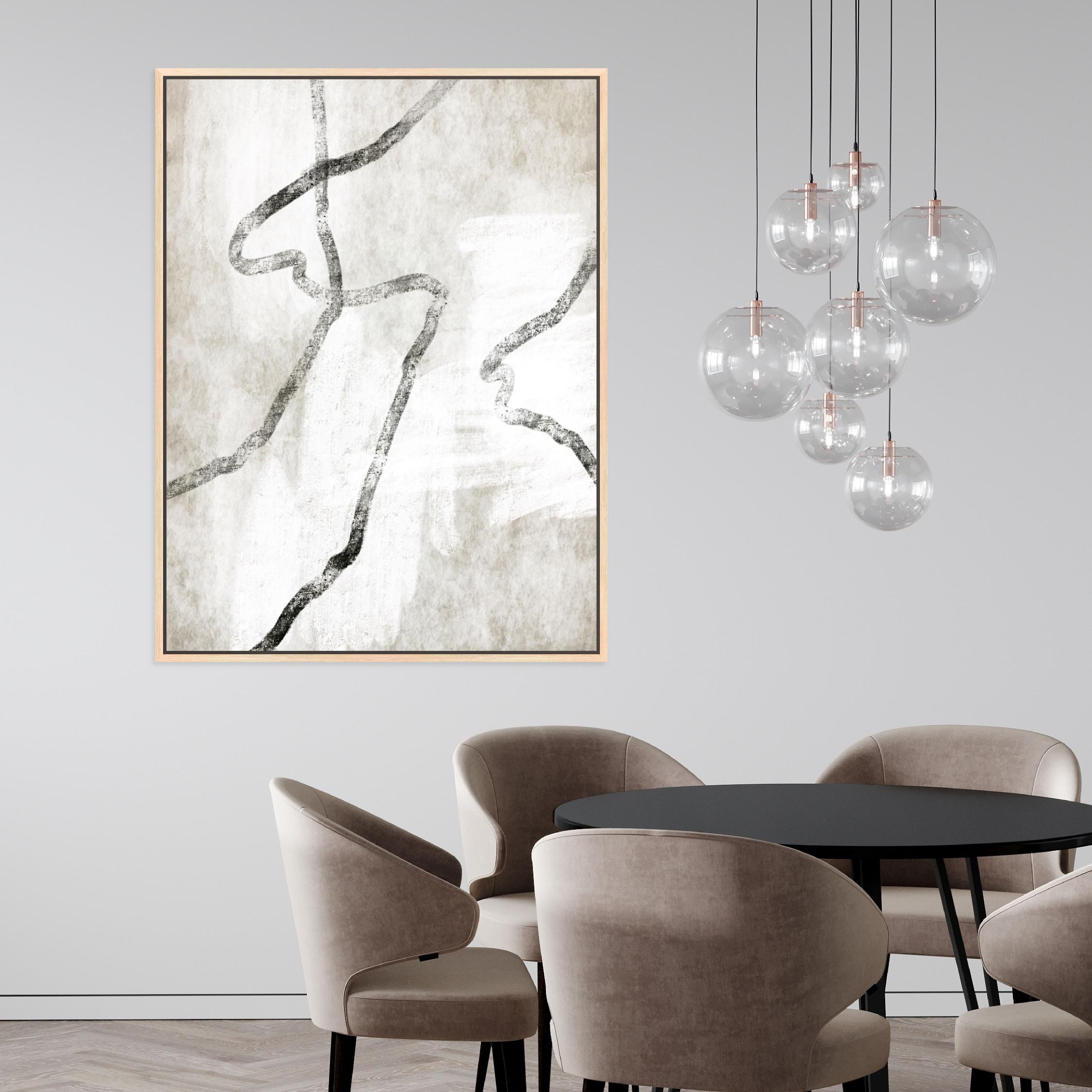 Modo I Portrait Framed Printed Canvas - Mala Art Co.