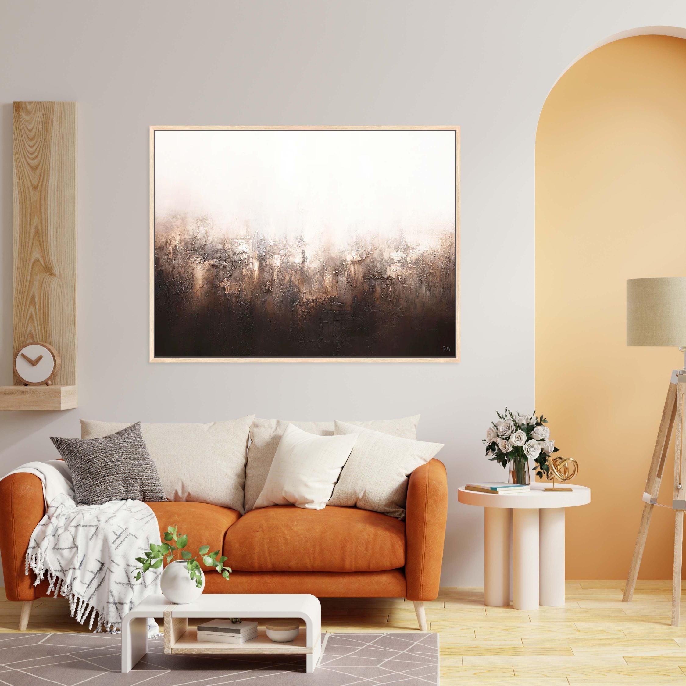 Rustica Landscape Framed Printed Canvas - Mala Art Co.