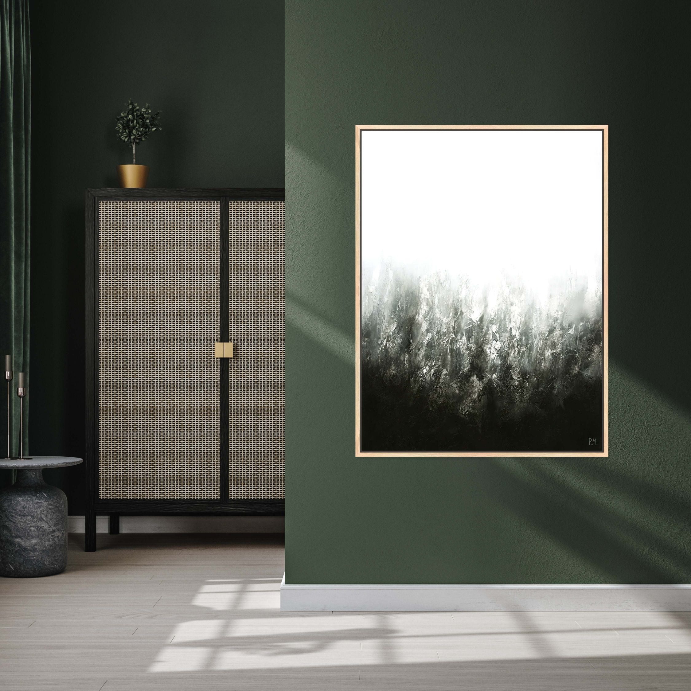 Transition Portrait Framed Printed Canvas - Mala Art Co.