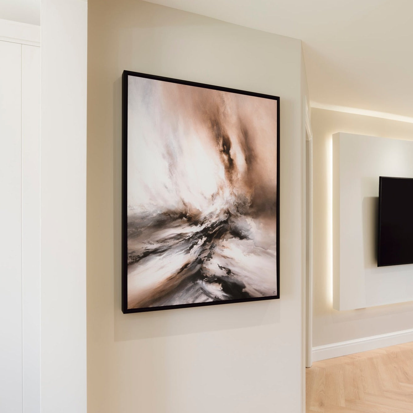 Awakening Portrait Framed Printed Canvas - Mala Art Co.