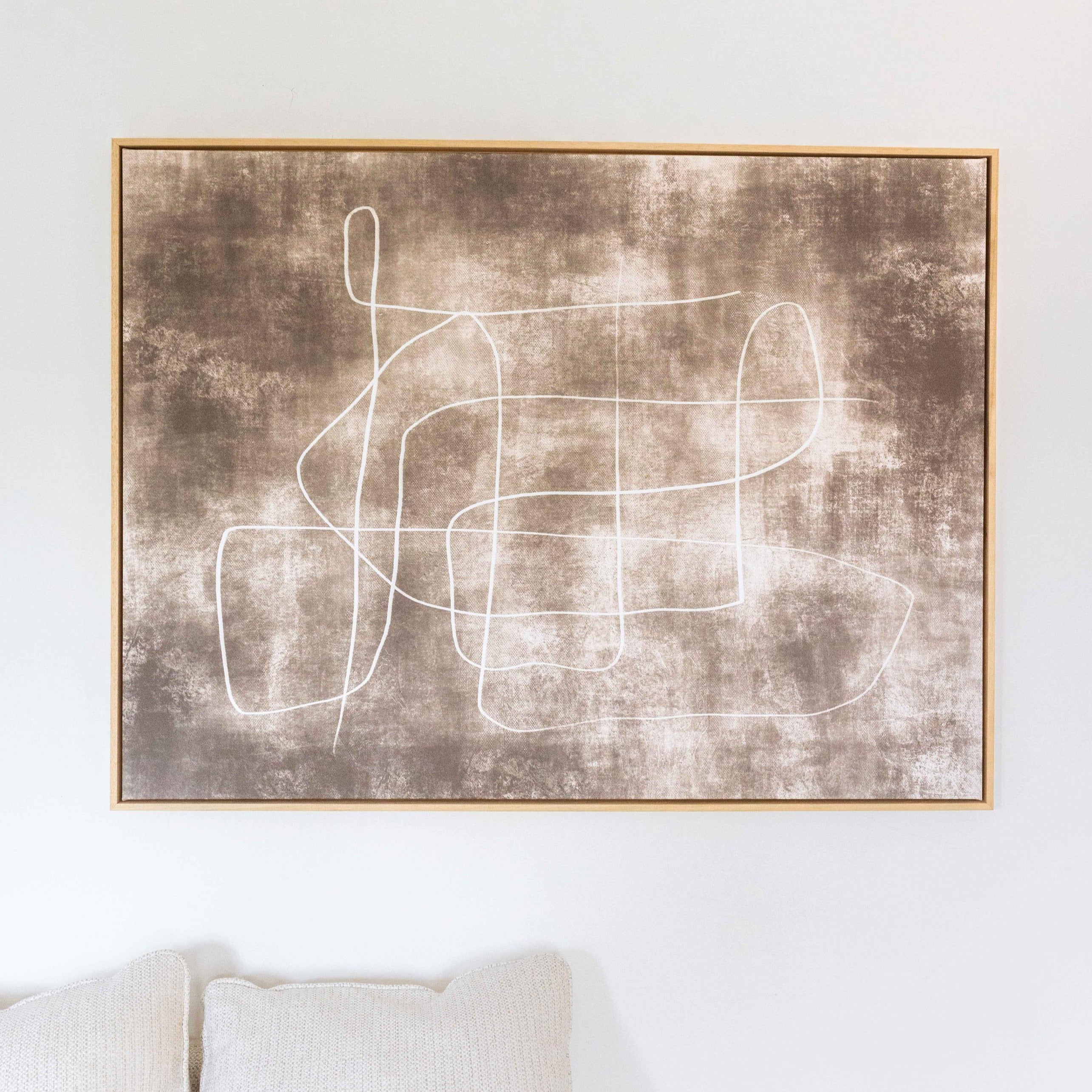 Symphony Landscape Framed Printed Canvas - Mala Art Co.