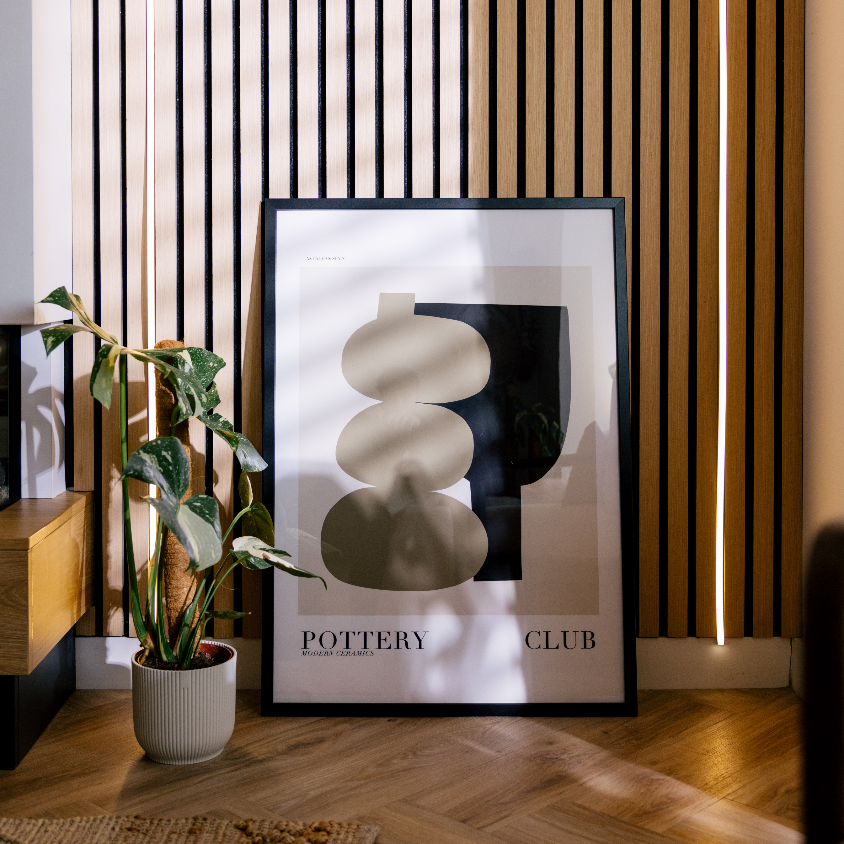 Pottery Club Abstract Print