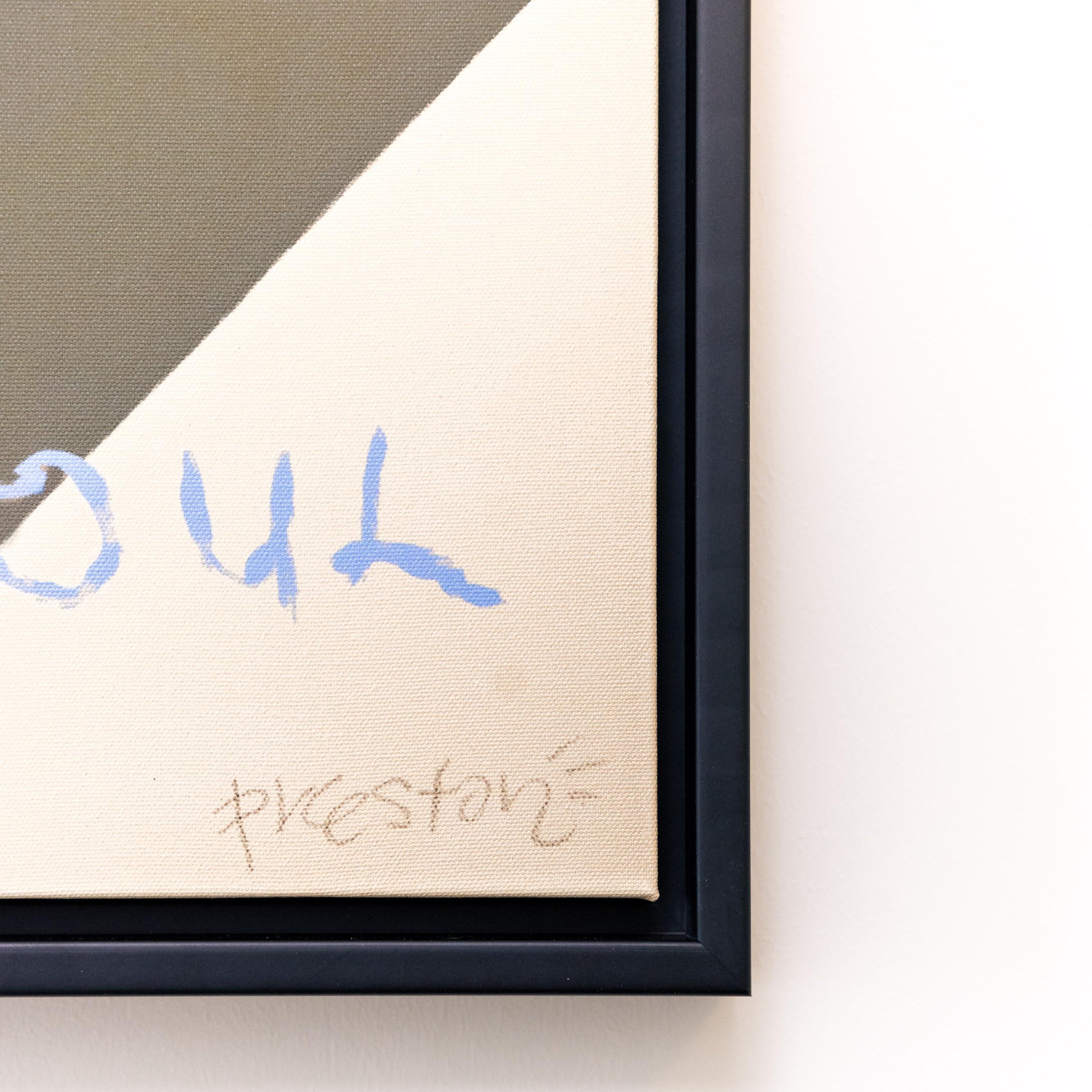 Fatale #27 Portrait Framed Printed Canvas - Mala Art Co.