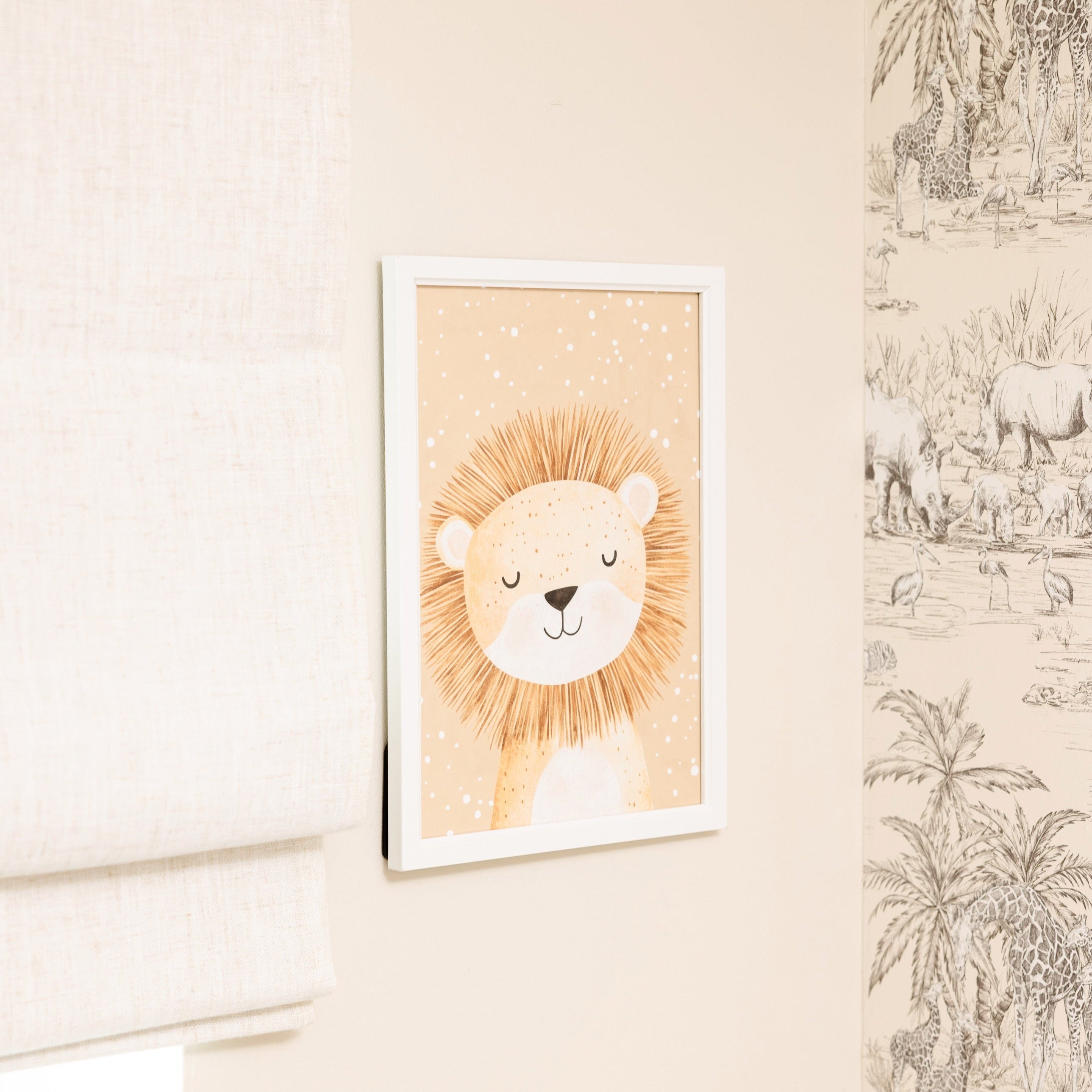 Happy Lion Print