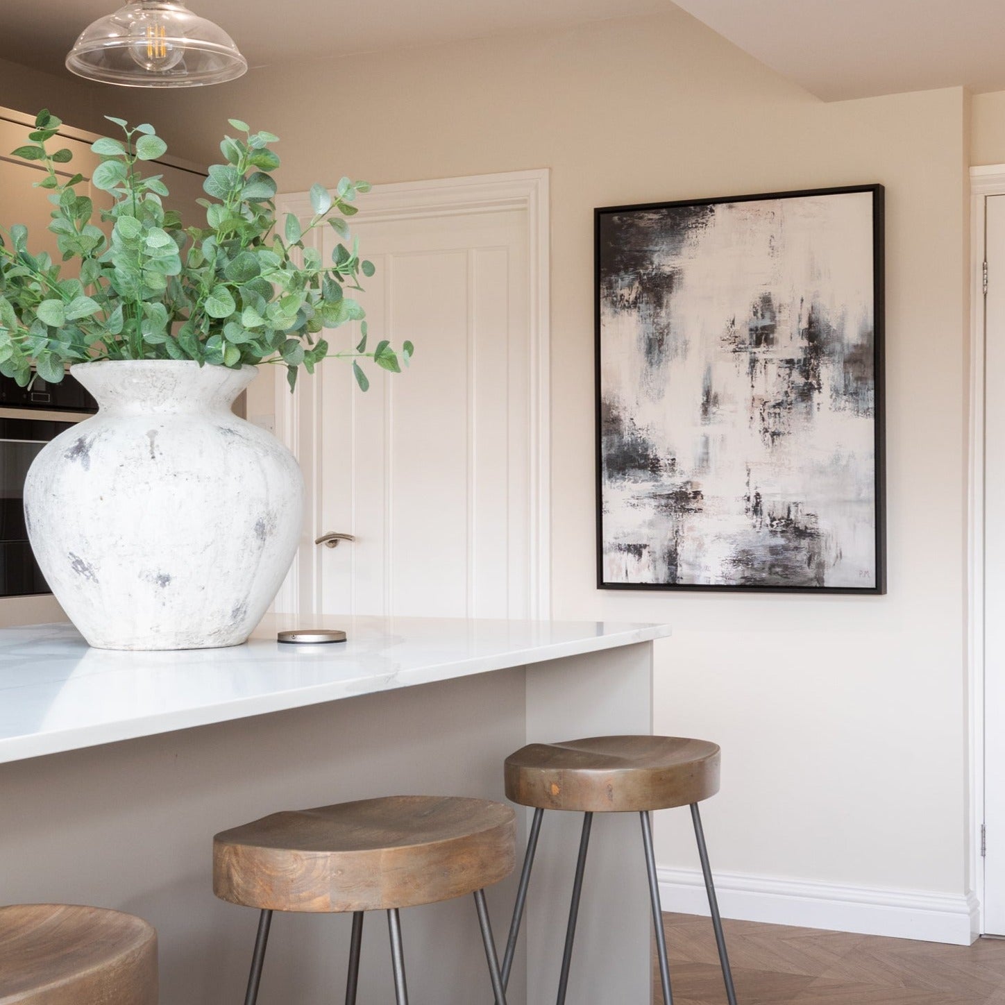 Libra Portrait Framed Printed Canvas - Mala Art Co.