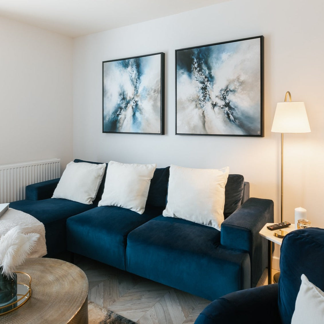 Unbound I Square Framed Printed Canvas - Mala Art Co.