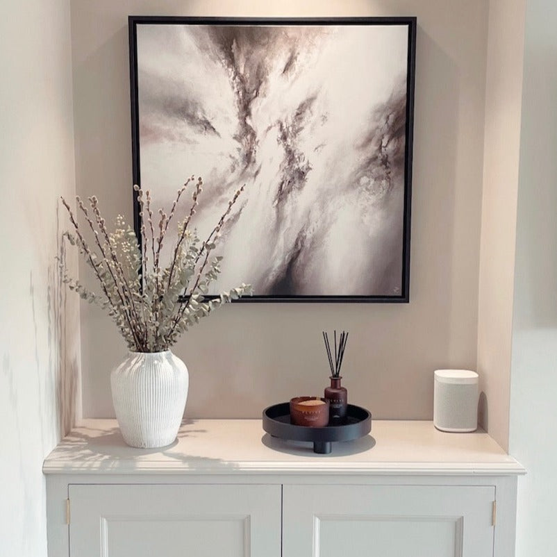 Fusion II Square Framed Printed Canvas - Mala Art Co.