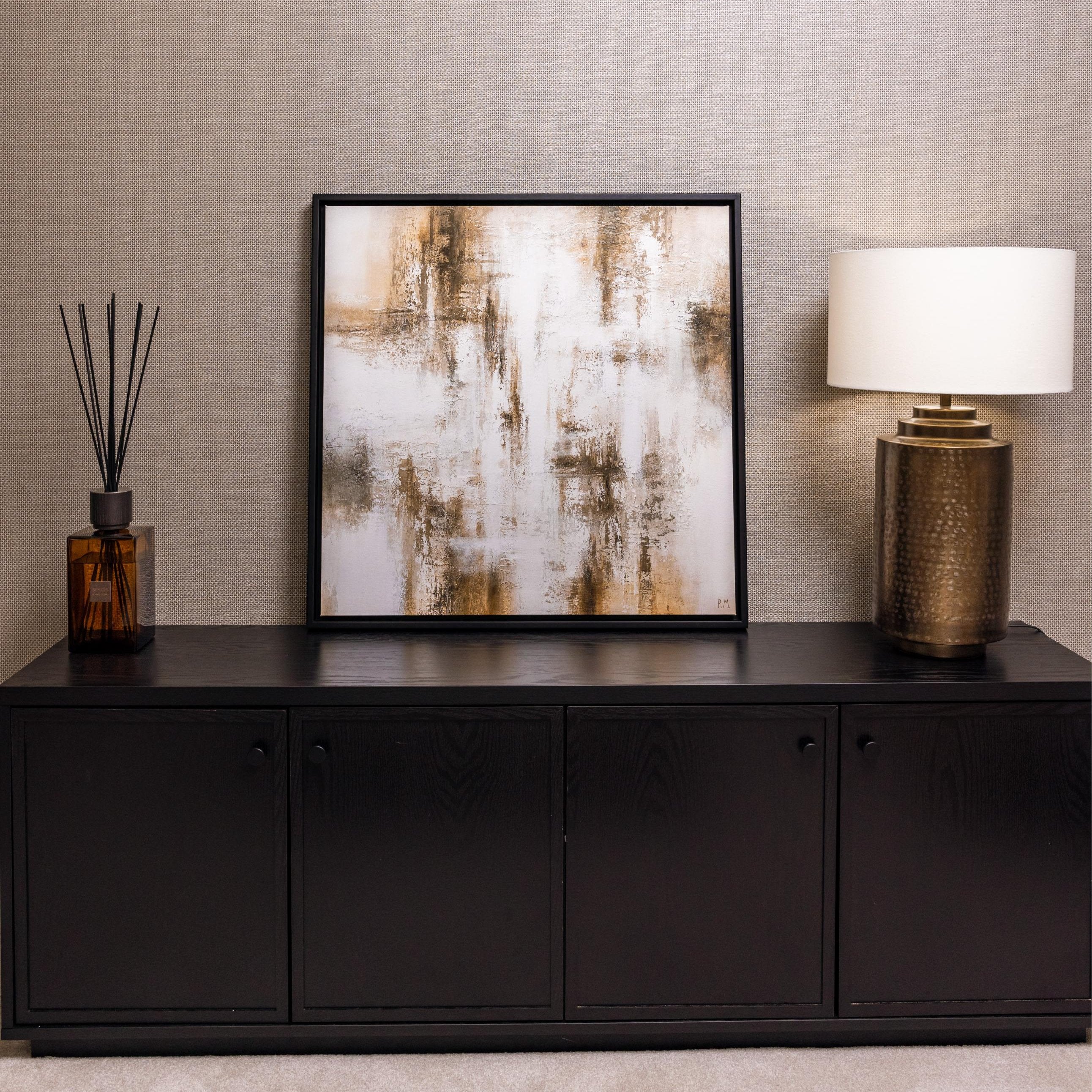 Mila Square Framed Printed Canvas - Mala Art Co.