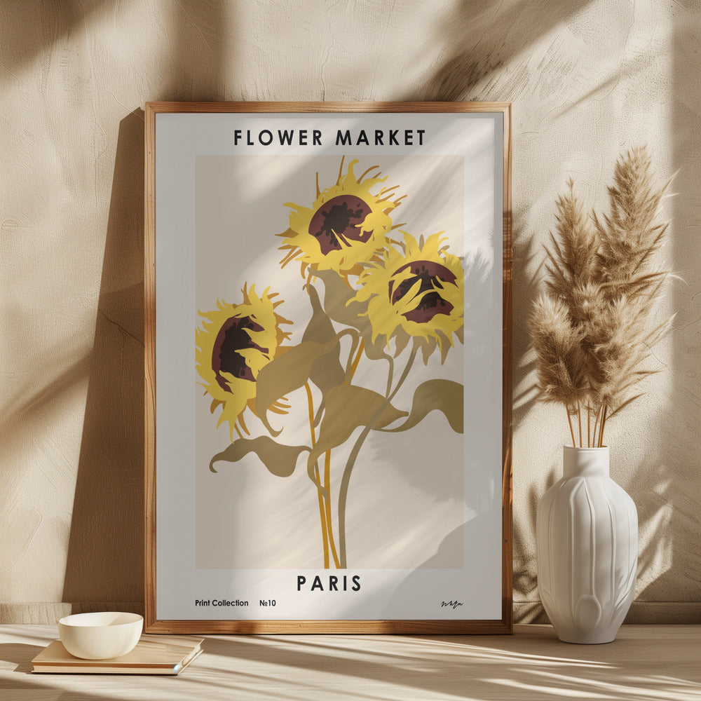 Flower Market Paris Print