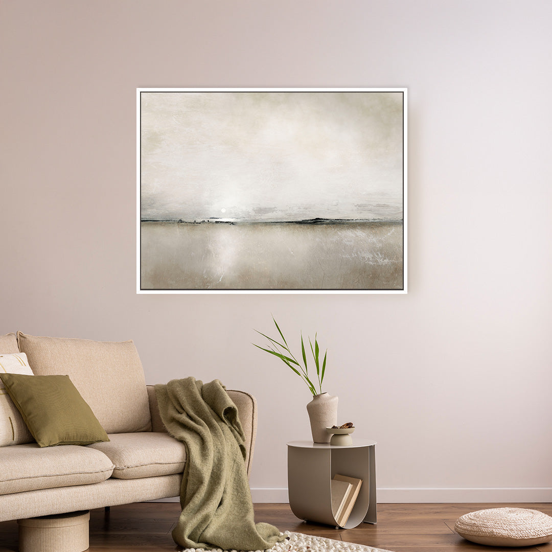 Sunlight Bay Framed Printed Canvas
