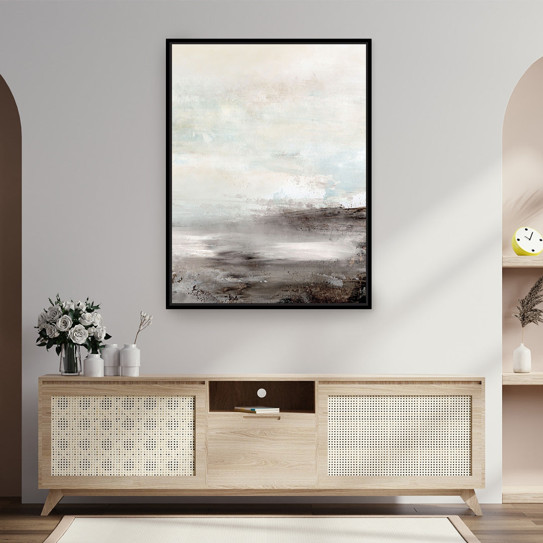 Downtempo 2 Framed Printed Canvas