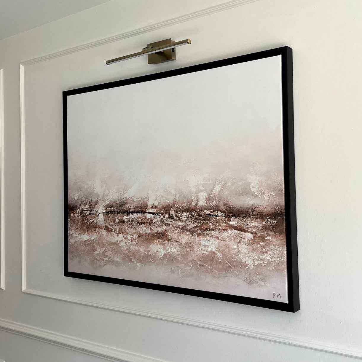 Terres Landscape Framed Printed Canvas - Mala Art Co.