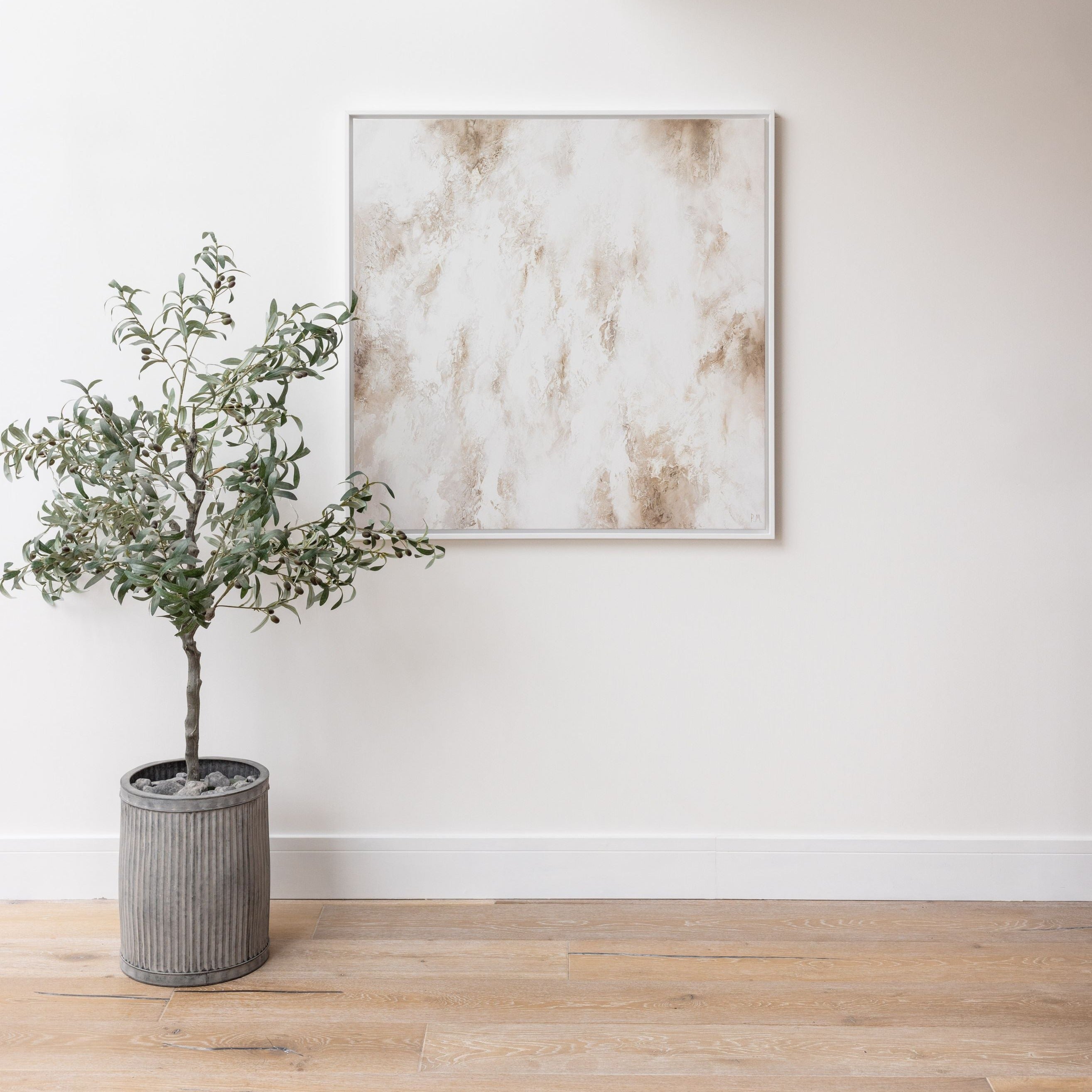 Core Square Framed Printed Canvas - Mala Art Co.