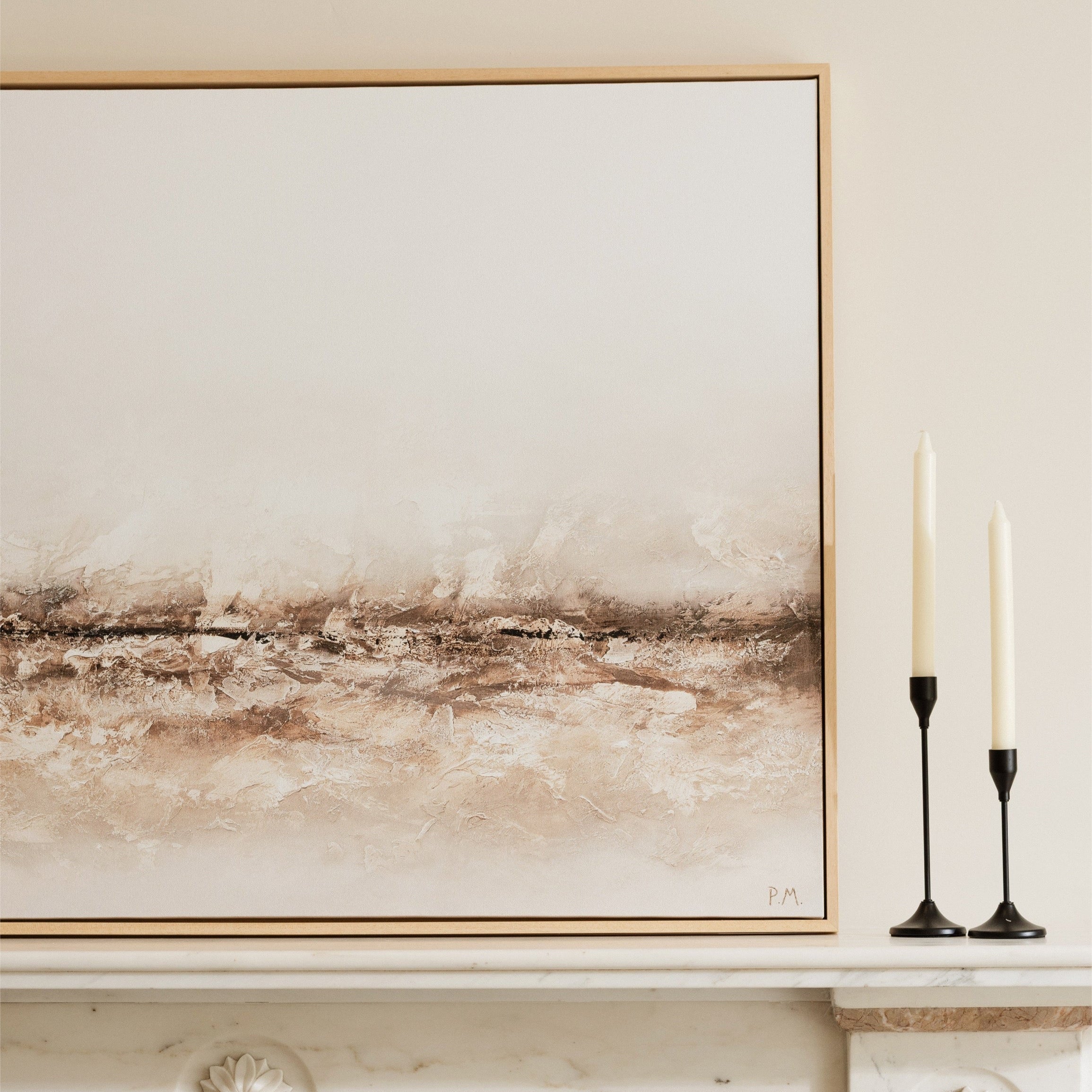 Terres Landscape Framed Printed Canvas - Mala Art Co.