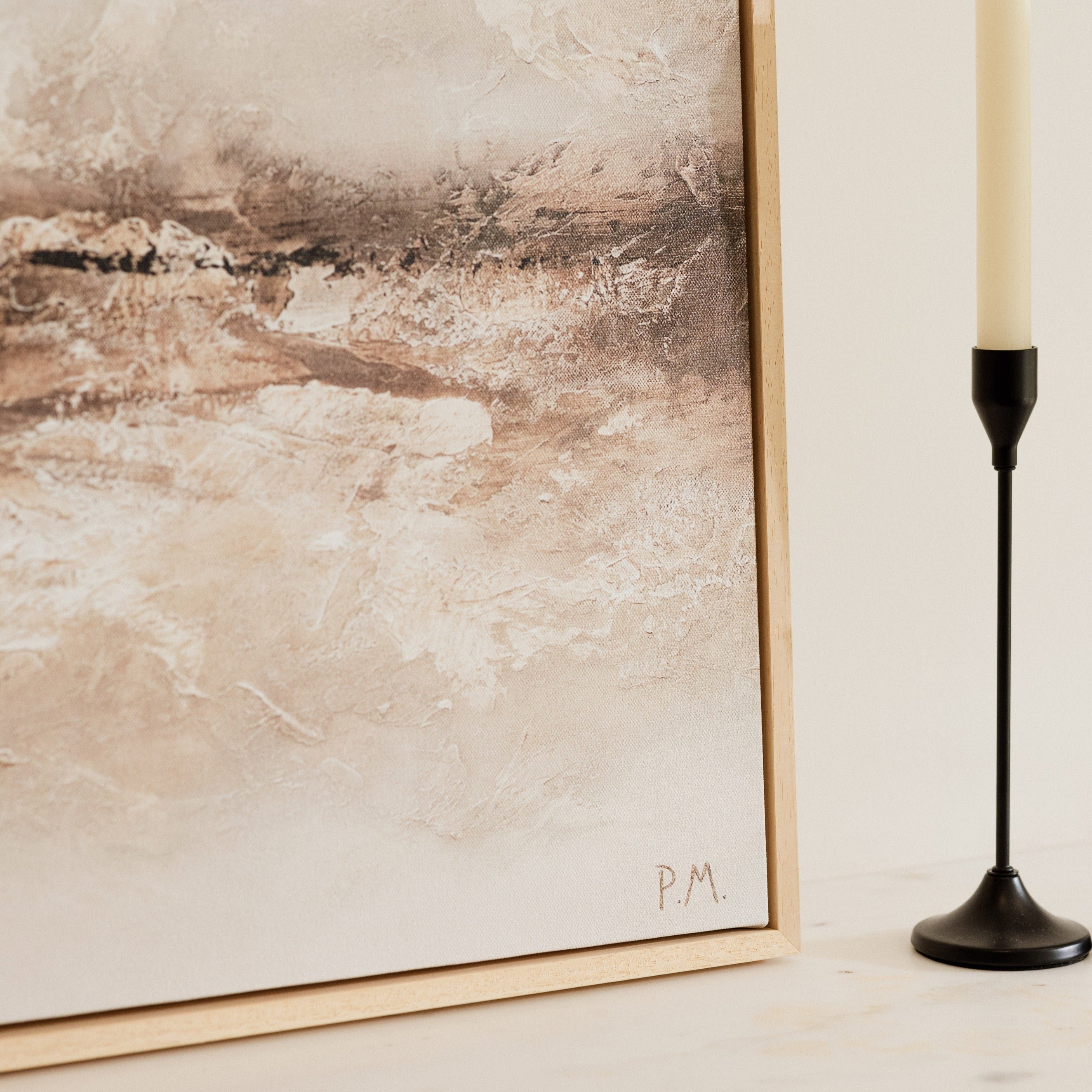 Terres Landscape Framed Printed Canvas - Mala Art Co.