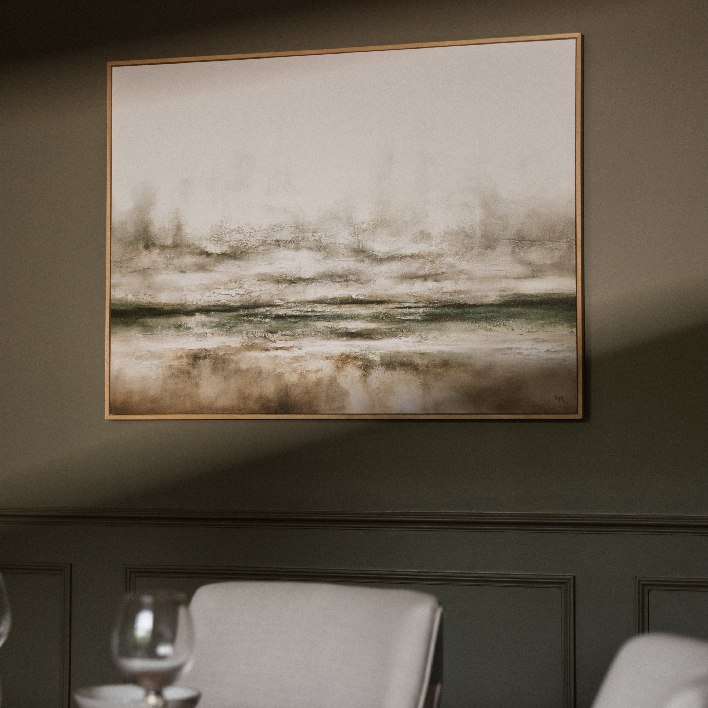 Moods Landscape Framed Printed Canvas - Mala Art Co.