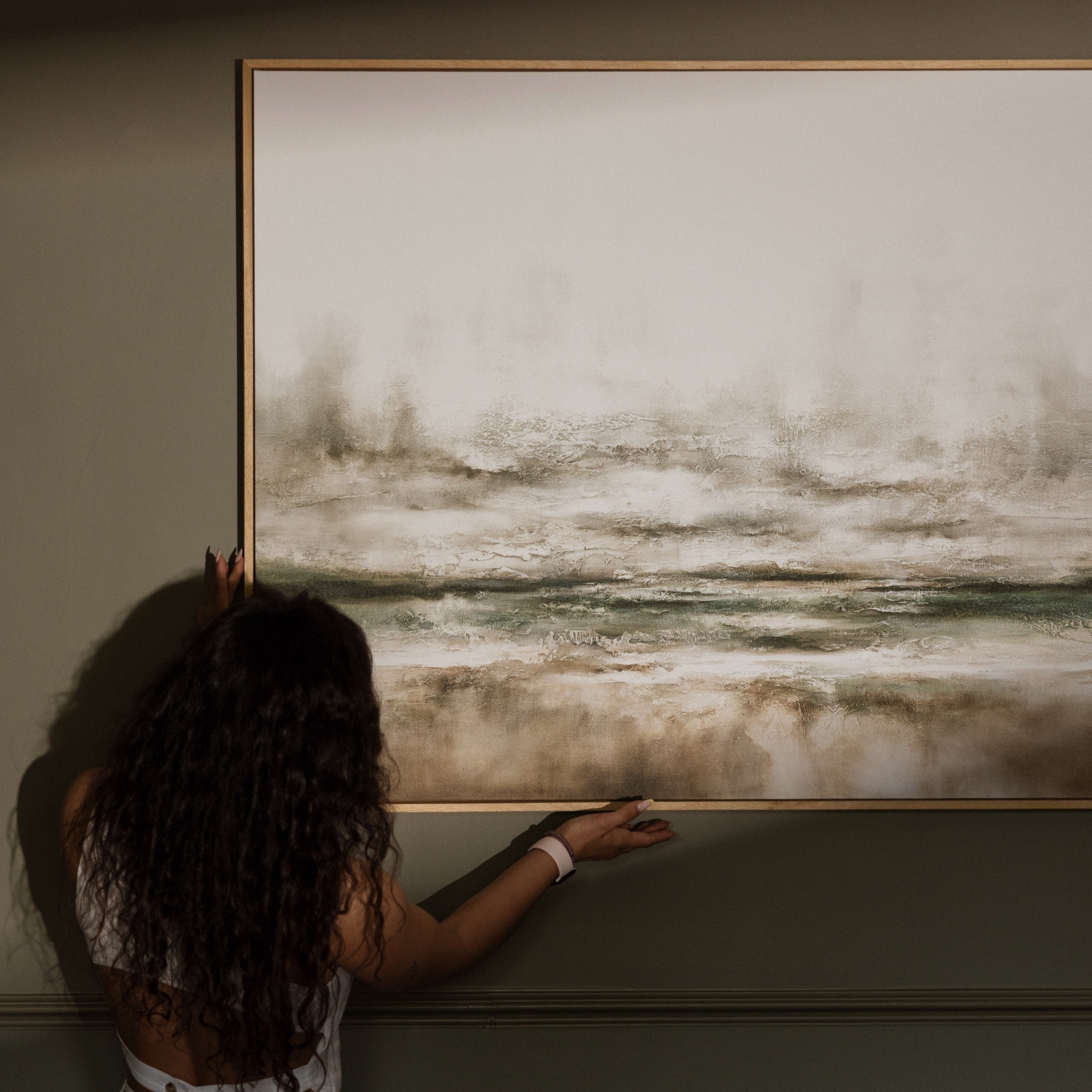 Moods Landscape Framed Printed Canvas - Mala Art Co.