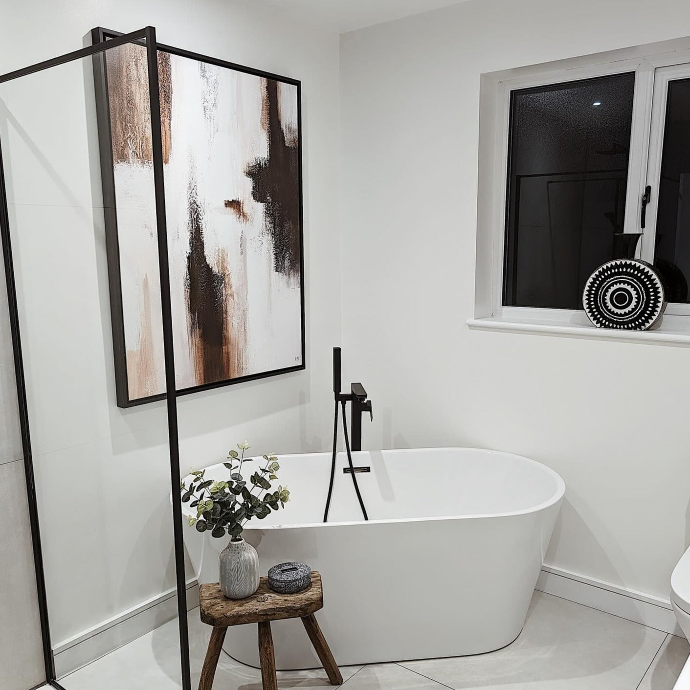 Casa I Portrait Framed Printed Canvas - Mala Art Co.