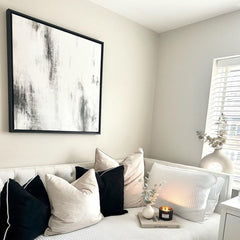 Manhattan I Square Framed Printed Canvas - Mala Art Co.