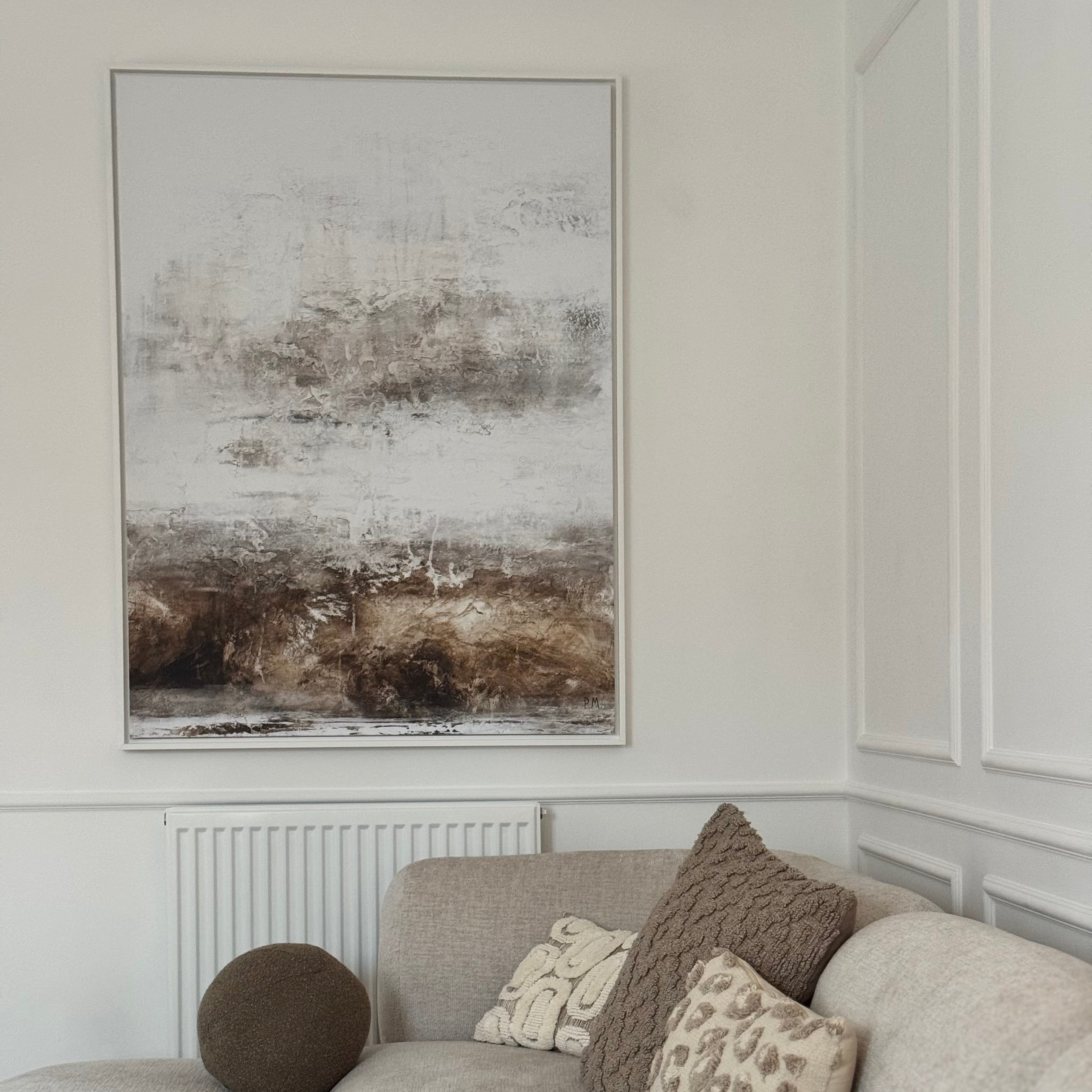 Echoes Portrait Framed Printed Canvas - Mala Art Co.